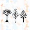 bomen raamsticker