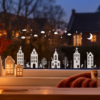 Huisjes raamstickers set 1 [Herbruikbaar]