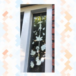 herfst raamsticker