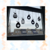 raamsticker hangende paaseieren