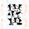 Losse pietjes raamstickers