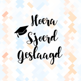 Hoera geslaagd