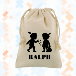 pepernoten zakje met pieten opdruk en naam