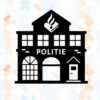 politiebureau raamsticker