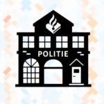 Politiebureau raamsticker [herbruikbaar]