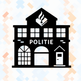 politiebureau raamsticker